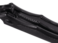 Складной нож CRKT 7050 Septimo, сталь 8Cr13MoV Black Oxide Finish Combo Edge, рукоять алюминий/резиновые вставки