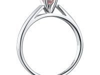 Помолвочное кольцо из белого золота э0912кц10210204_pink