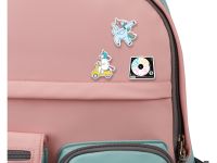 Набор акриловых значков MESHU "Unicorns and music" 3 шт, прямая УФ-печать