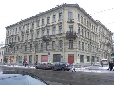 Дом, где с 1886 г. жил и в 1890 г. умер создатель первого в мире самолета Можайский А.Ф.