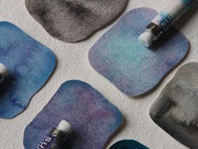 Акрил Super Vision с грануляцией "Acrylic layered" в тубе 8 мл S5 Blue violet