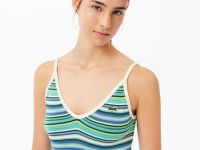 Женское длинное платье Lacoste в полоску