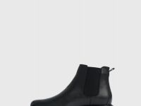 Ботинки челси из натуральной кожи, Черный
