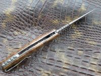 Складной нож Steelclaw Айва, сталь VG10/Damascus, рукоять дерево