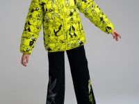 Куртка текстильная с полиуретановым покрытием для девочек