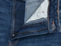 Джинсы клёш с высокой посадкой, Синий