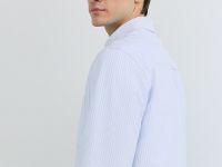 Рубашка из ткани оксфорд, Голубой