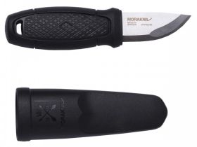 Нож с фиксированным лезвием Morakniv Eldris, сталь Sandvik 12С27, рукоять пластик, черный