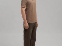 Поло прямого кроя из джерси