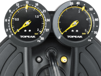 Насос напольный Topeak JoeBlow DUALIE (черный / желтый)