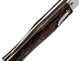 Автоматический складной нож Mikov Predator, сталь N690, рукоять Raffir, красный