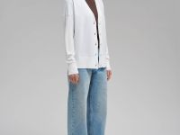 Кардиган свободного кроя с шерстью