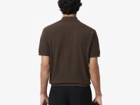 Мужское поло L.12.12 из меланжевой ткани