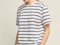 Футболка свободного силуэта в полоску