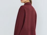 Рубашка из искусственной замши, Фиолетовый