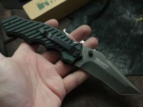 Складной нож CRKT 1030K Triumph, сталь AUS-8 Black Finish, рукоять стеклотекстолит G10