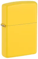 Зажигалка ZIPPO Classic с покрытием Sunflower, латунь/сталь, желтая, глянцевая, 38x13x57 мм