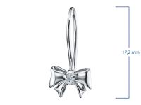 Серьги из белого золота с бриллиантами э0901сг07171400