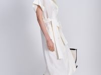 Платье изо льна с поясом