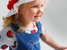 Панама детская текстильная для девочек