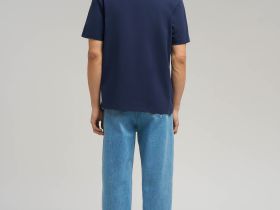 Футболка прямого кроя из хлопкового джерси