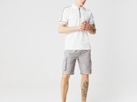 Мужские шорты Lacoste свободной посадки из смеси льна