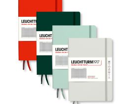 Блокнот в клетку Leuchtturm1917 "Natural Colors" 14,5x21 см 125 л, твердая обложка, цвет: Мятный