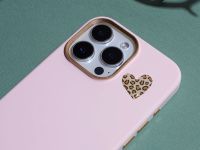 Наклейка VLP 3D сердце с леопардовым принтом