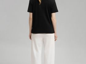 Футболка свободного кроя из хлопкового джерси