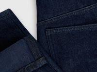 Утепленные джинсы wide leg fit женские