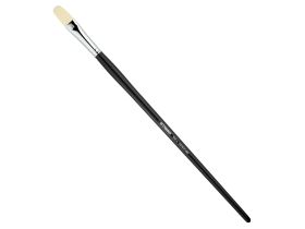 Кисть жесткая синтетика №16 овальная удлиненная Sketchmarker "353L" ручка длинная