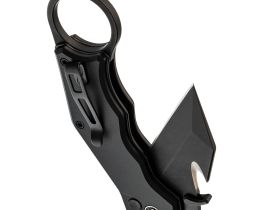 Складной нож-керамбит CIVIVI Amaroq, сталь Nitro-V, рукоять алюминий, черный