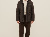 Куртка утепленная с воротником-стойкой