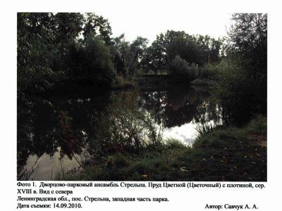 Пруд Цветной с плотиной