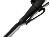 Нож Кабан-1, сталь 65Г, резина