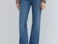 Джинсы Bootcut с высокой посадкой, Синий