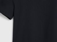 Футболка в рубчик, Черный