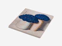 Подставка керамическая для чайника "Букет Васильков"