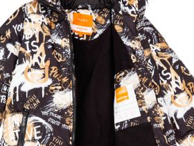 Пальто текстильное с полиуретановым покрытием для девочек