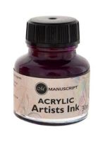 Тушь акриловая Manuscript "Acrylic Artists Ink" 30 мл, пурпурный