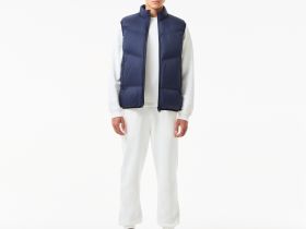 Мужской классический жилет Lacoste на молнии