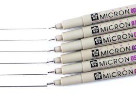 Линер Sakura "PIGMA MICRON 05" 0,45 мм, розовый