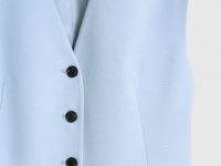 Удлинённый жилет, Голубой