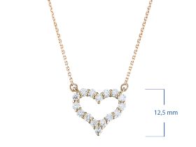 Колье из желтого золота э0312кл01210010