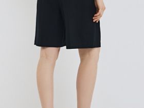 Шорты со складками, Черный