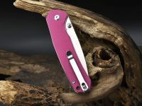 Складной нож CJRB Pyrite, сталь AR-RPM9, рукоять G10 розовый