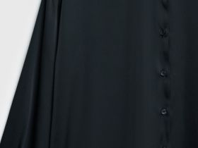 Блузка из сатина, Черный