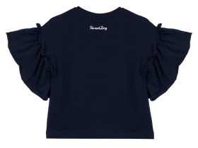 Фуфайка трикотажная для девочек (футболка)