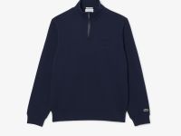 Хлопковая толстовка Lacoste унисекс с воротником-стойкой