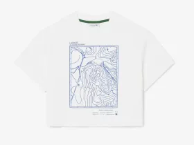 Женская хлопковая футболка Lacoste